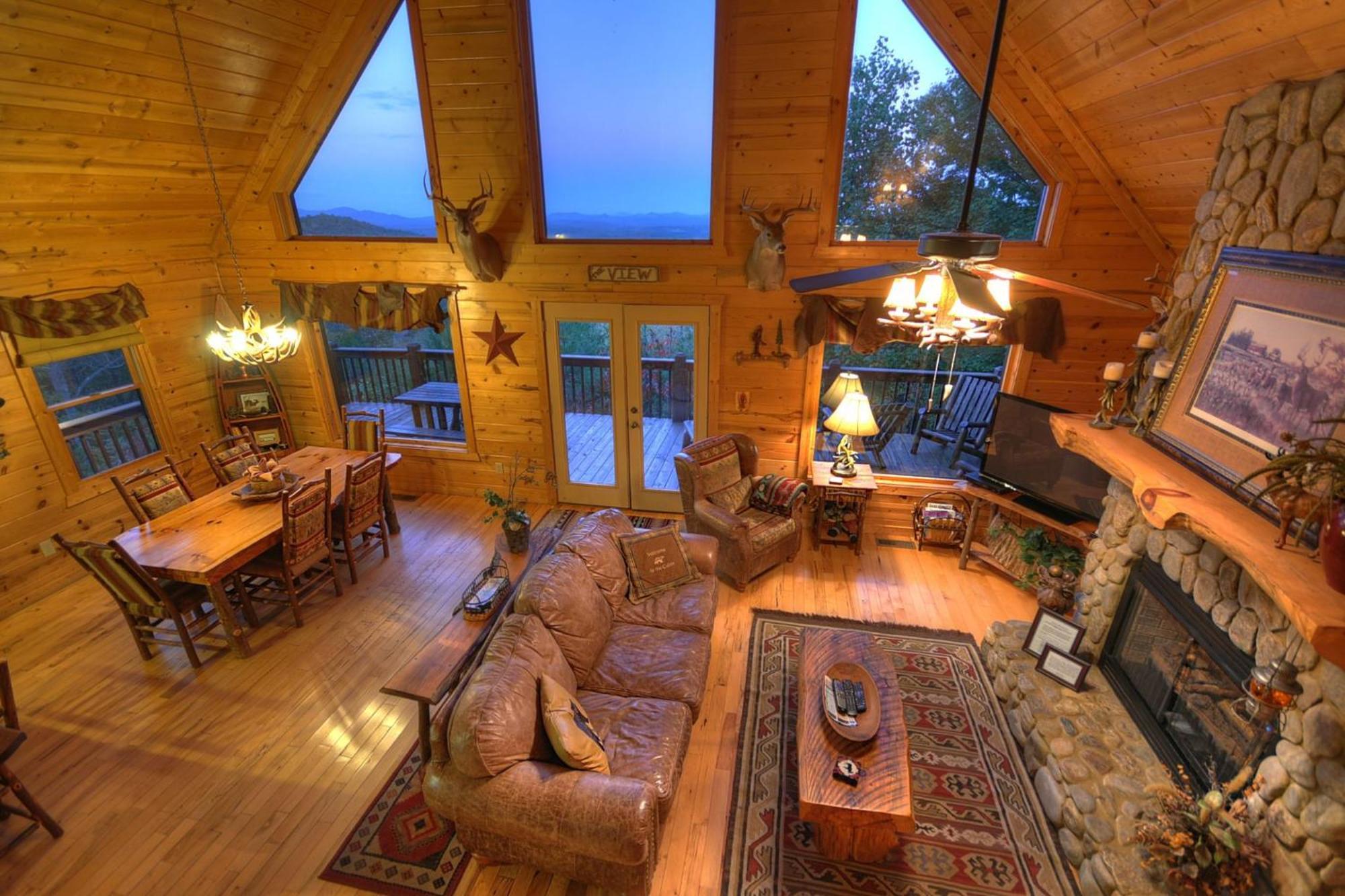 The View Sweeping Mountain Views Gas Fireplace Game Room Hot Tub Blue Ridge Kültér fotó