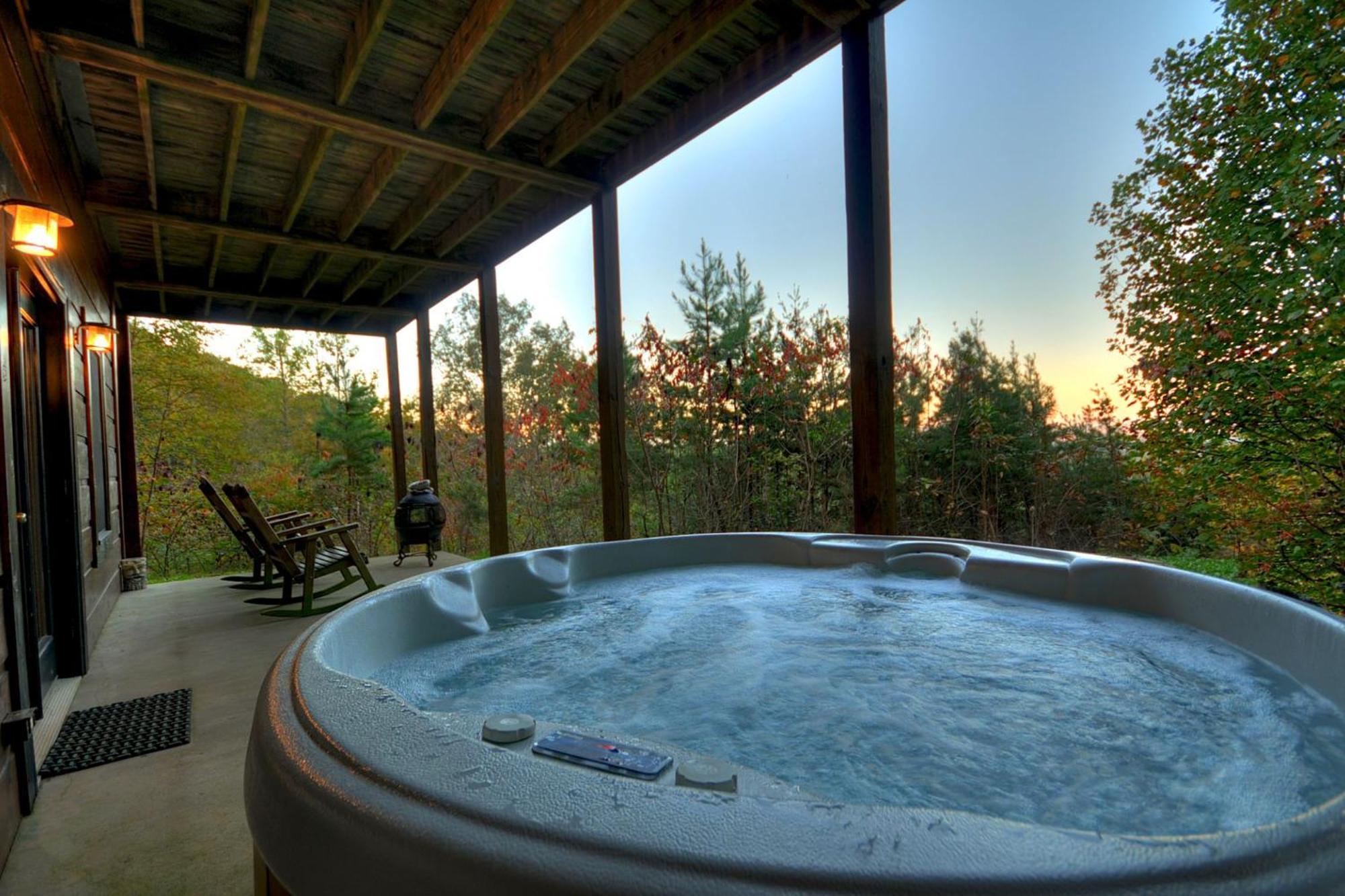 The View Sweeping Mountain Views Gas Fireplace Game Room Hot Tub Blue Ridge Kültér fotó