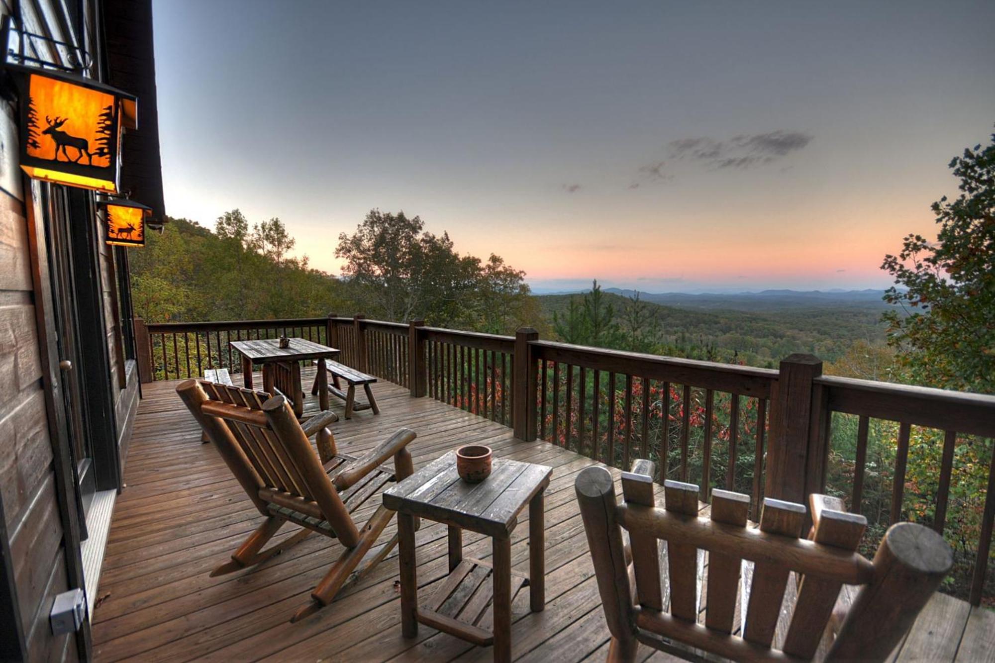 The View Sweeping Mountain Views Gas Fireplace Game Room Hot Tub Blue Ridge Kültér fotó